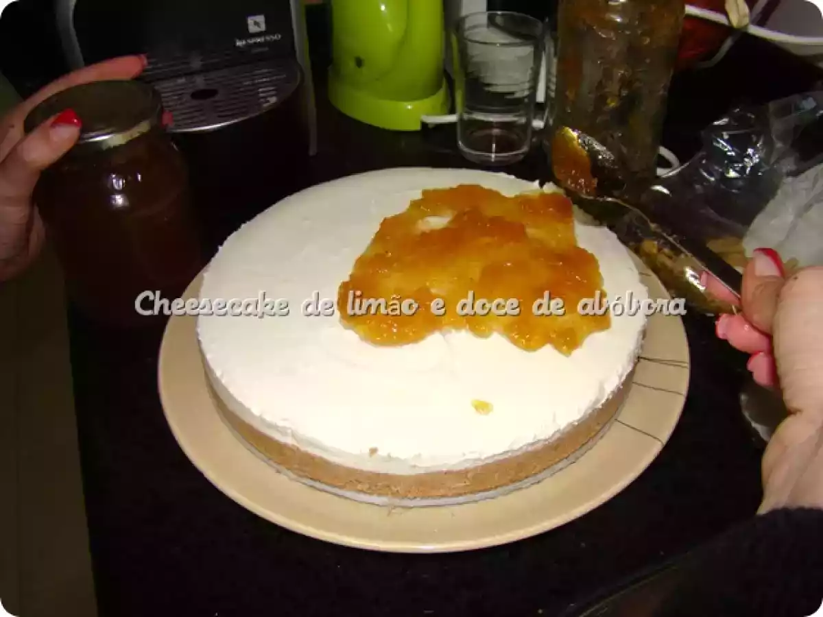 Cheesecake de limão e doce de abóbora - foto 8