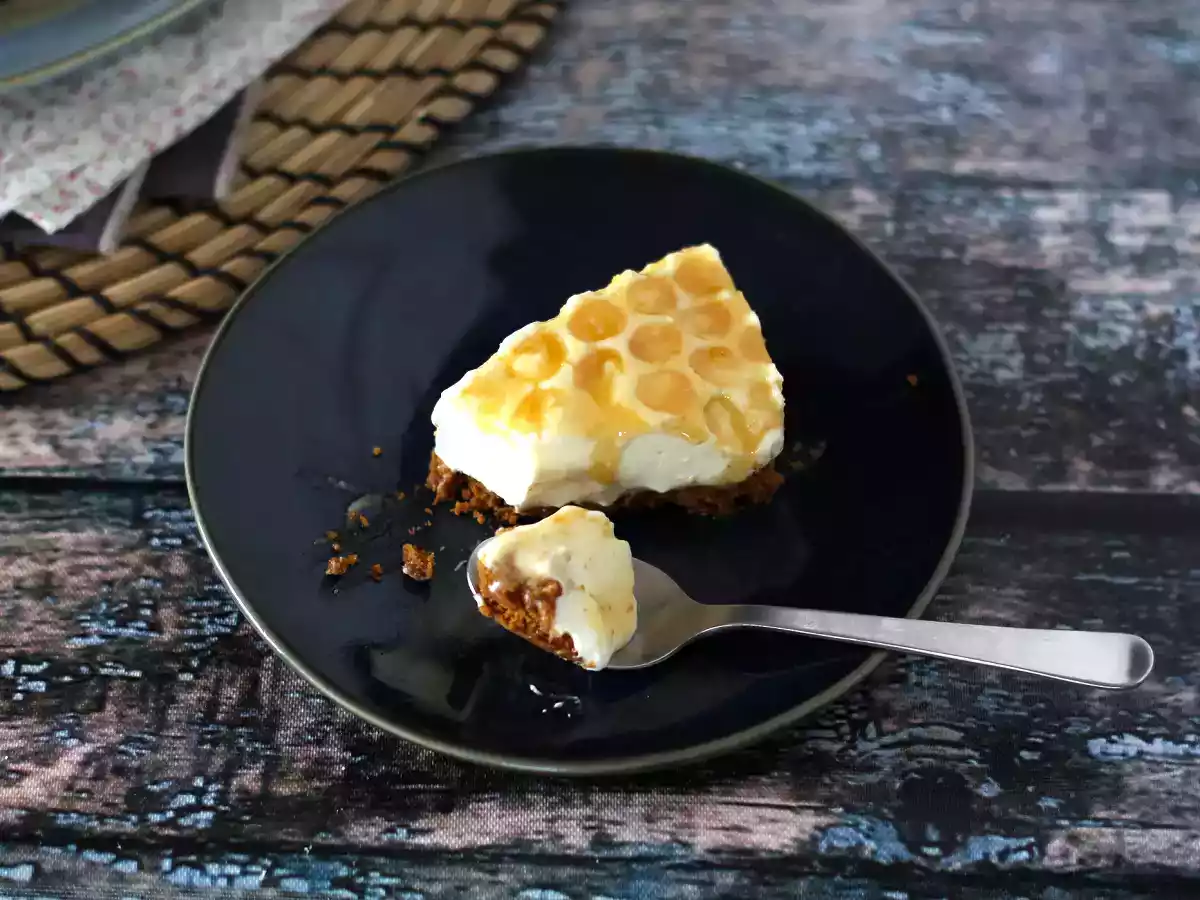 Cheesecake de limão e mel (sem cozimento) - foto 4