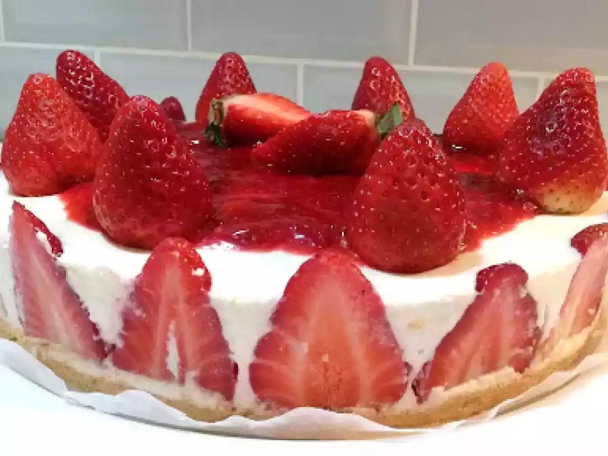 Cheesecake de Morangos delicioso