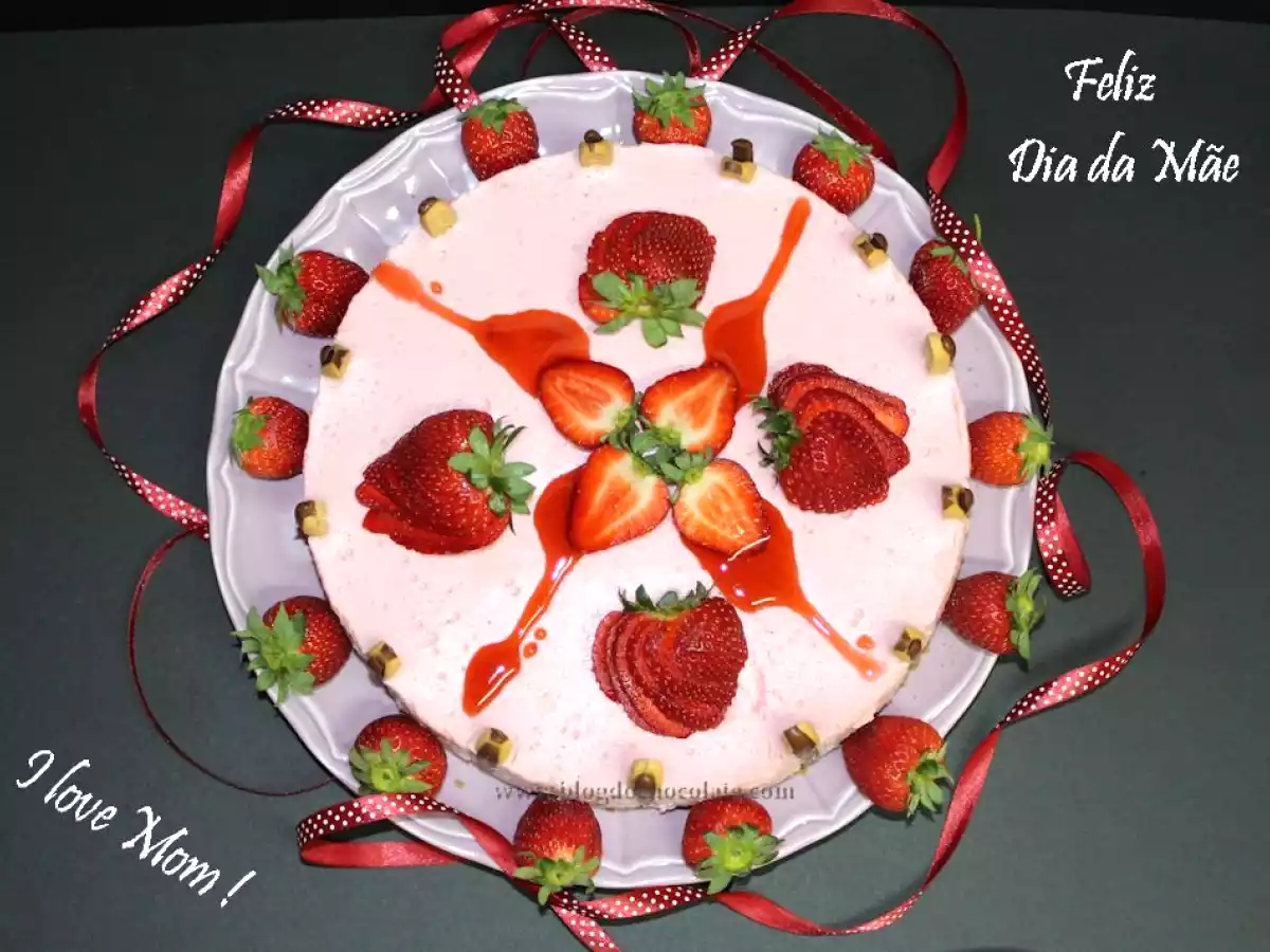 Cheesecake de Morangos Light