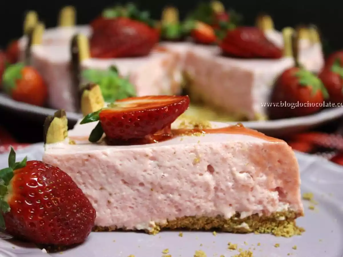 Cheesecake de Morangos Light - foto 2