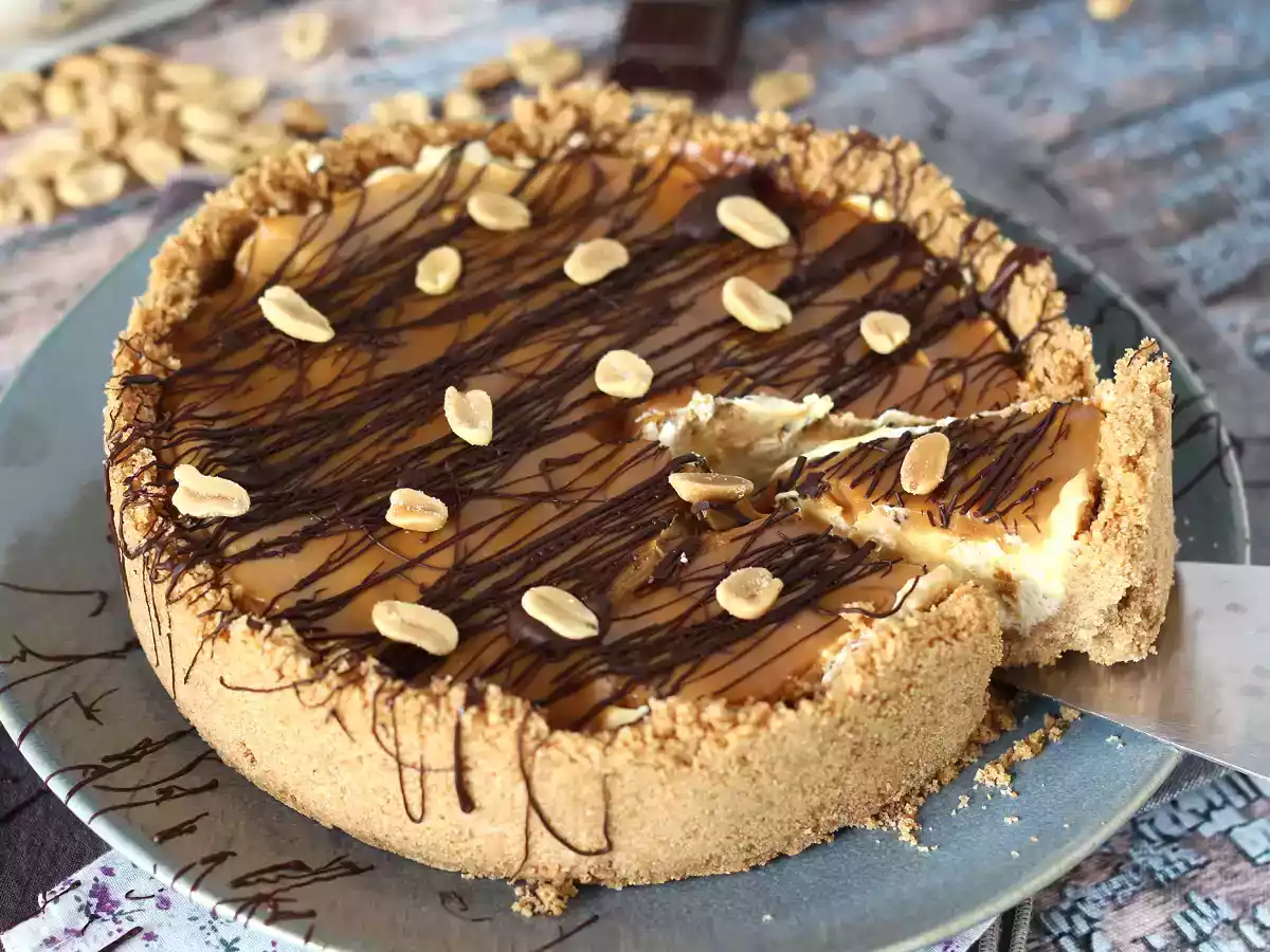 Cheesecake gourmet na versão Snickers - foto 3