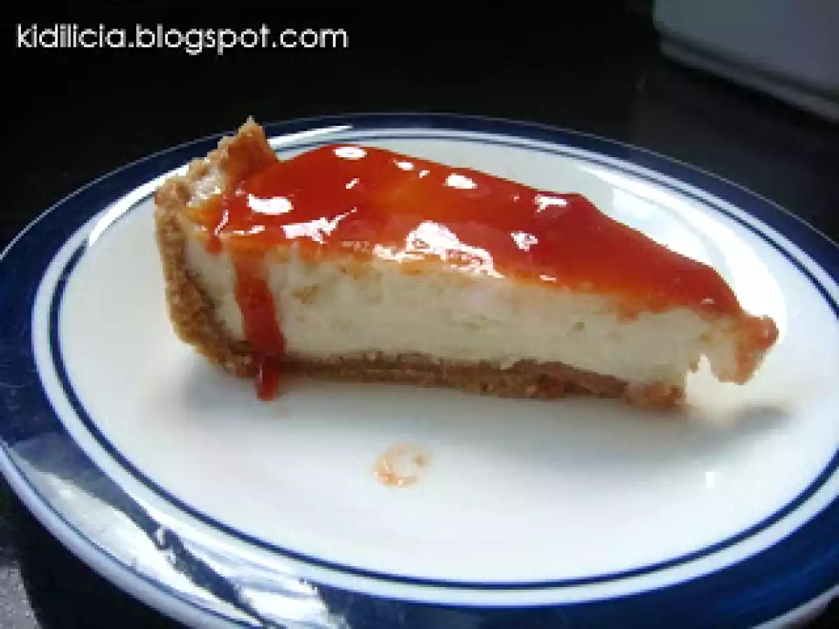 Cheesecake rápido de ricota e goiabada
