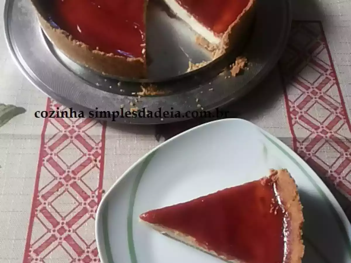 Cheesecake Romeu e Julieta