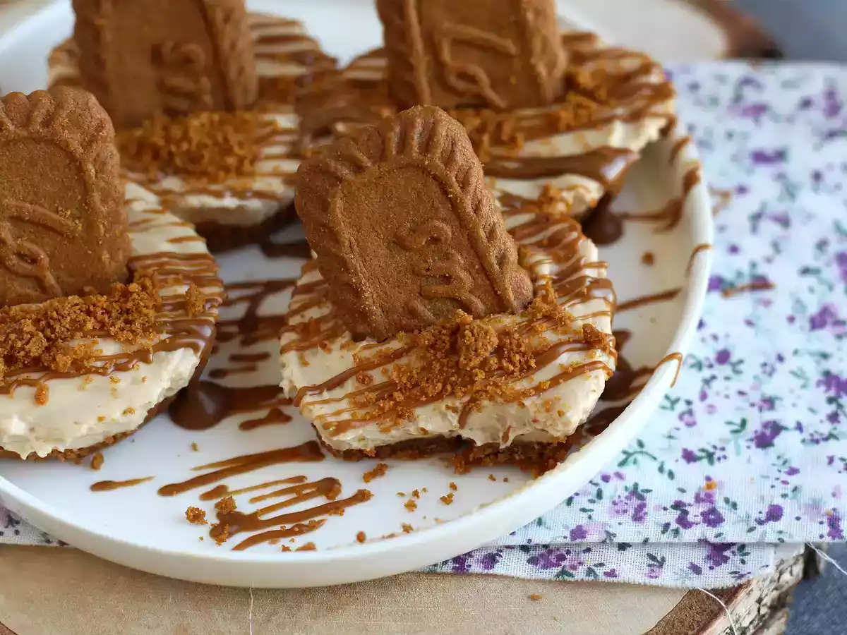 Cheesecakes de biscoito de canela (sem forno) - foto 2