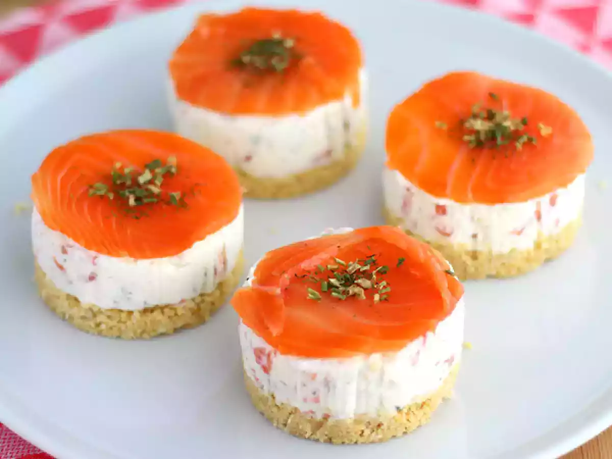 Cheesecakes salgados de salmão - foto 2