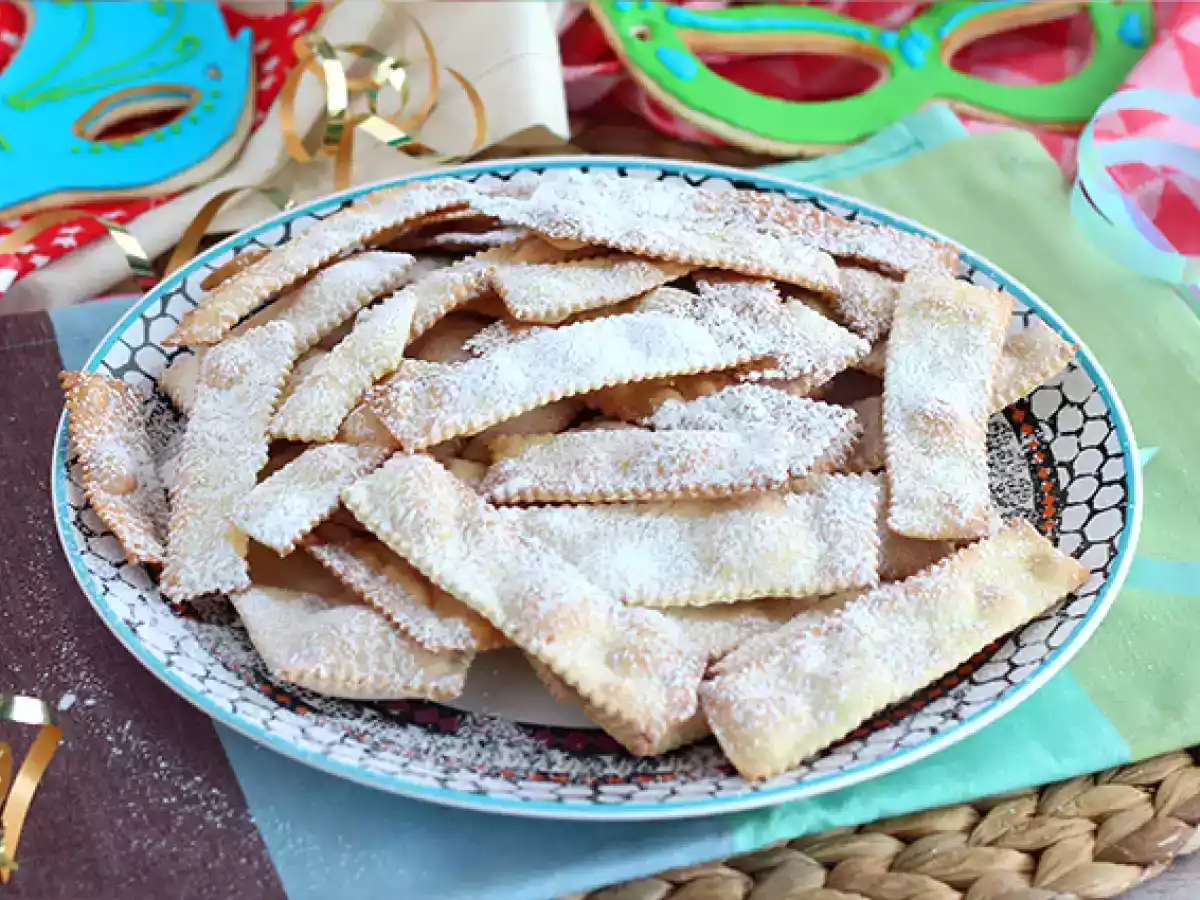 Chiacchiere, Bolinhos de carnaval italiano - foto 3