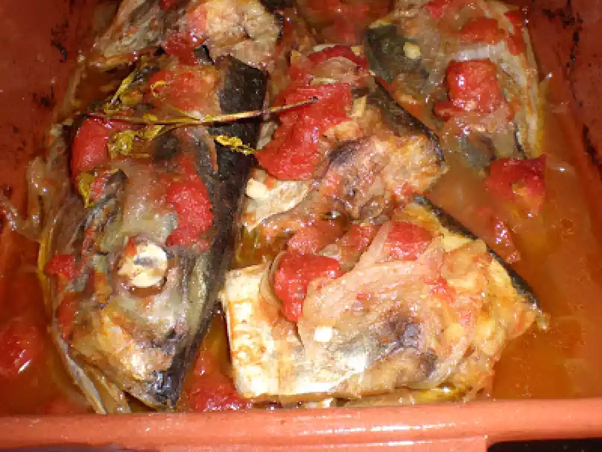Chicharros Assados no Forno com Tomate - foto 2
