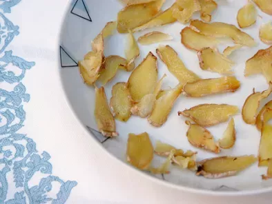 Chips Açucarados de Gengibre