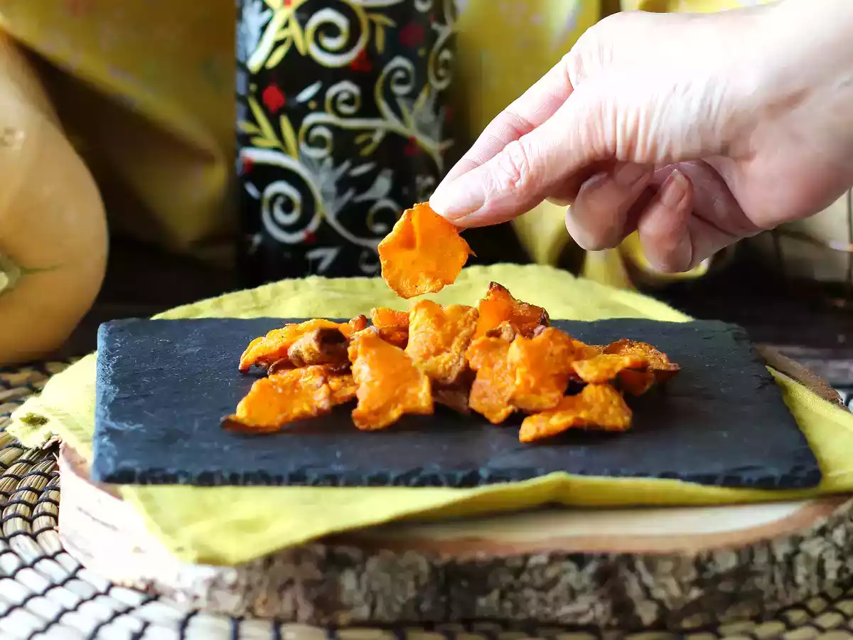 Chips de abóbora na Air Fryer, leves e saborosos - foto 3