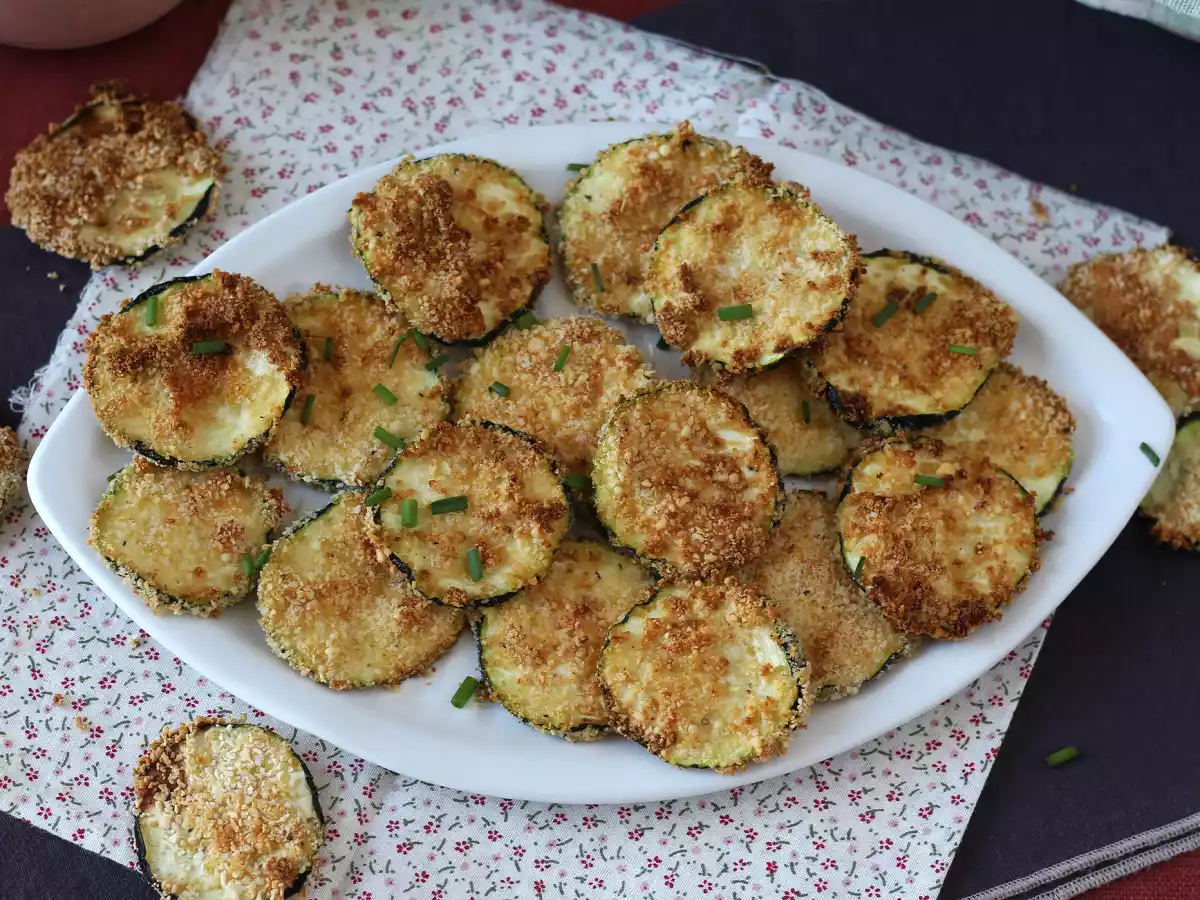 Chips de abobrinha (curgete) na Air Fryer - foto 5