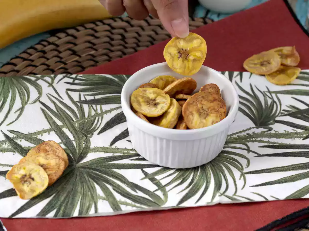 Chips de banana na Air Fryer - foto 3