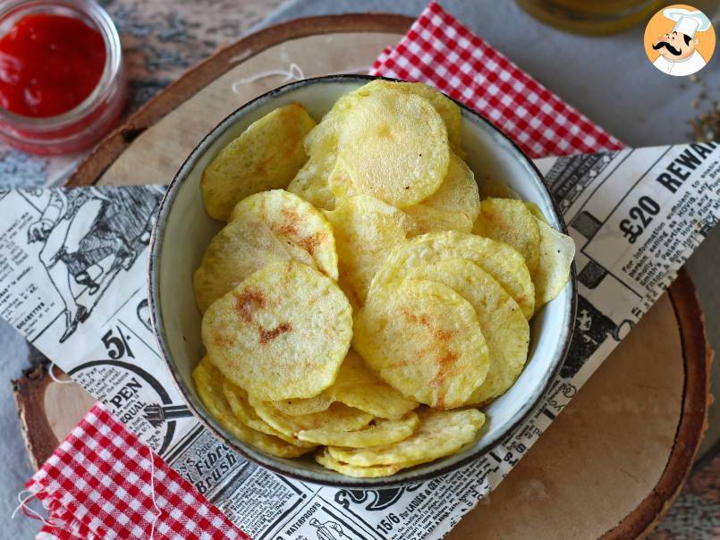 Chips de batata feito no micro-ondas - foto 2