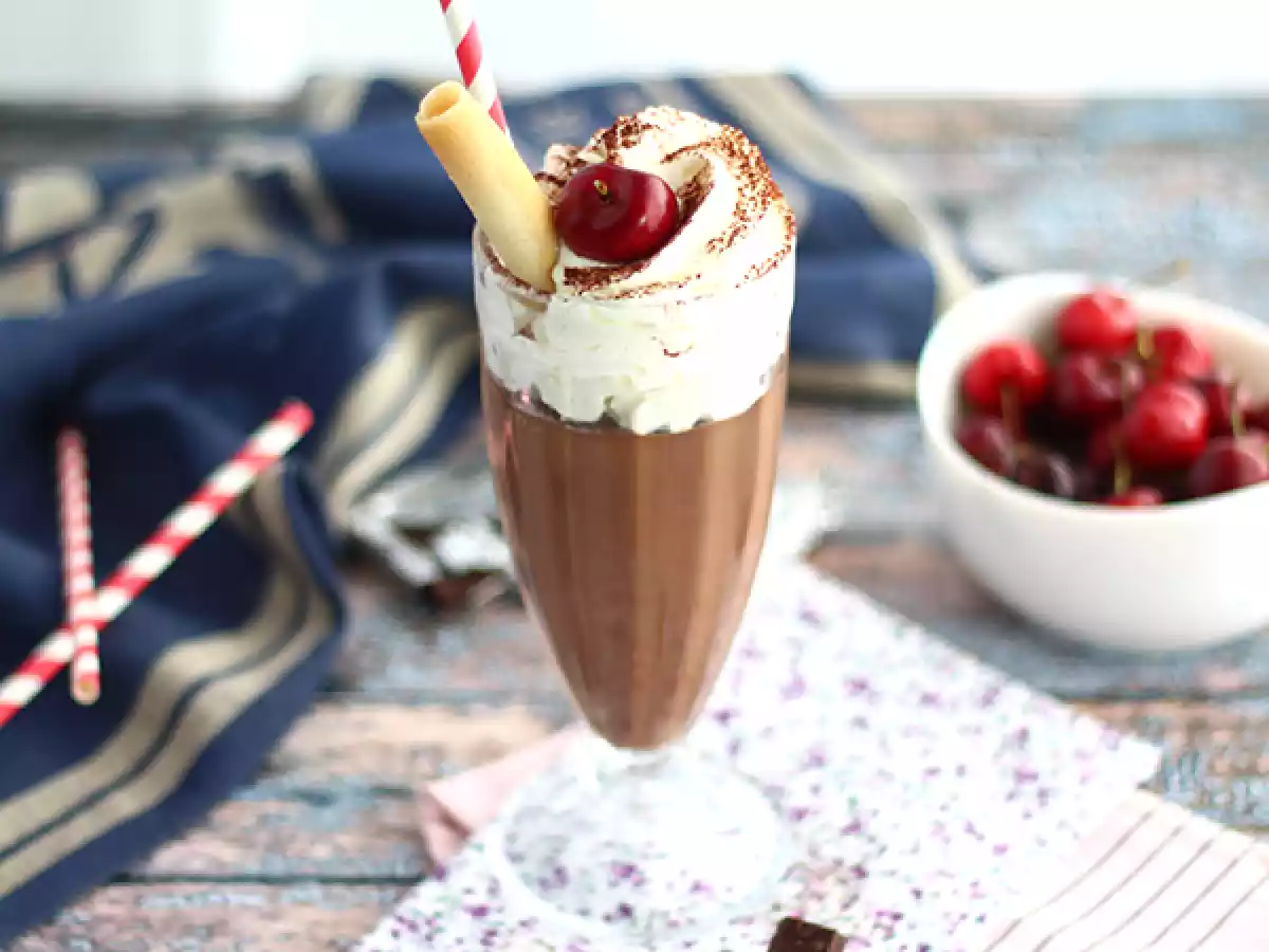 Chocolate Liegeois, o creme de chocolate vienense