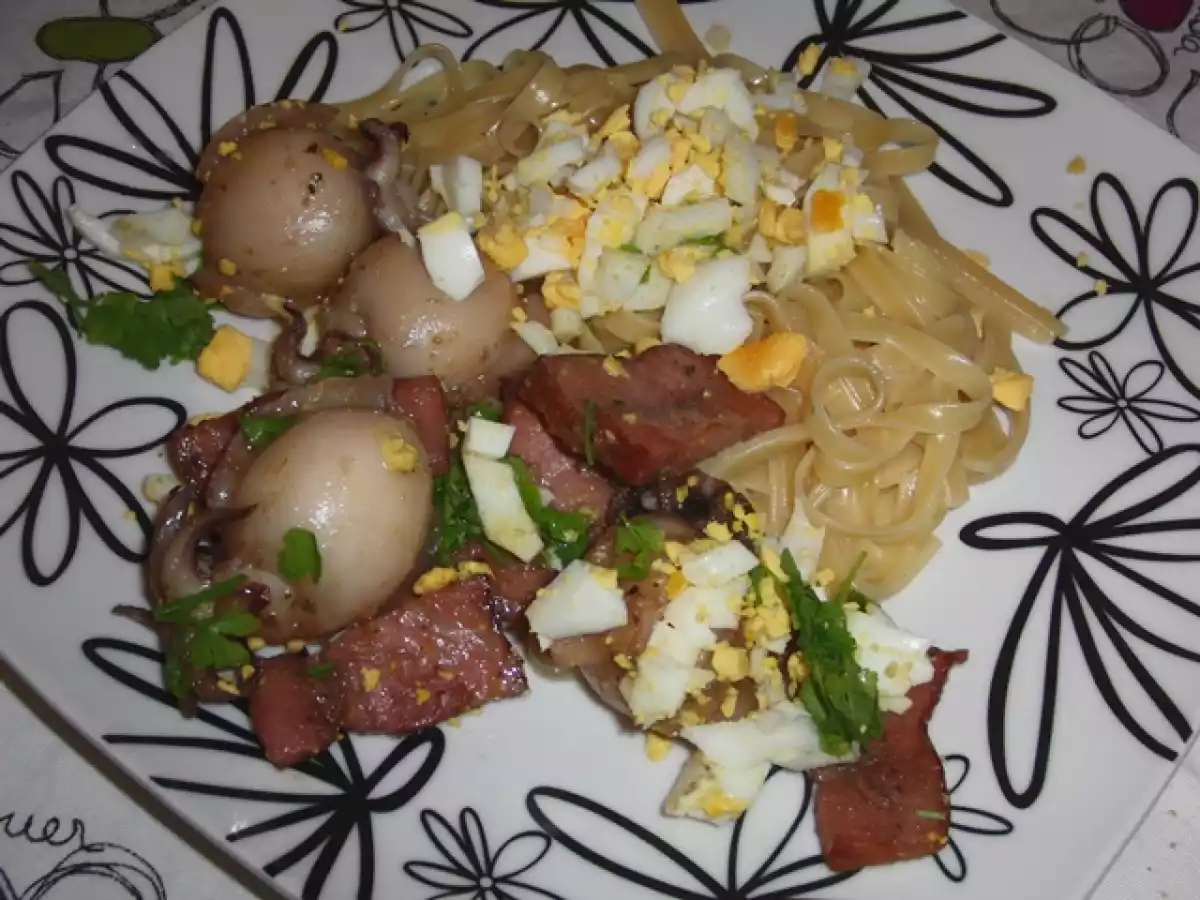Choquinhos com bacon