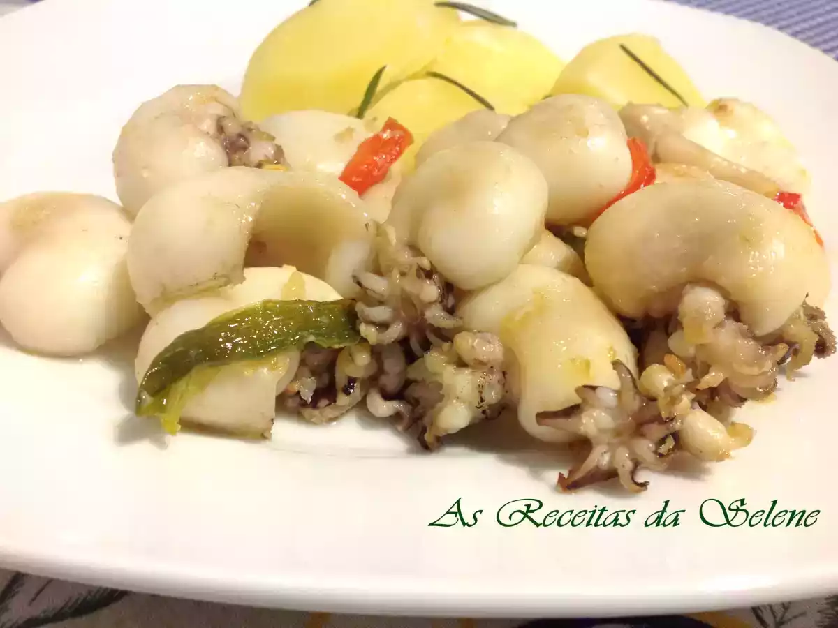 Choquinhos com Pimentos - Actifry