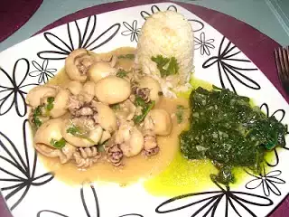 Choquinhos em cerveja