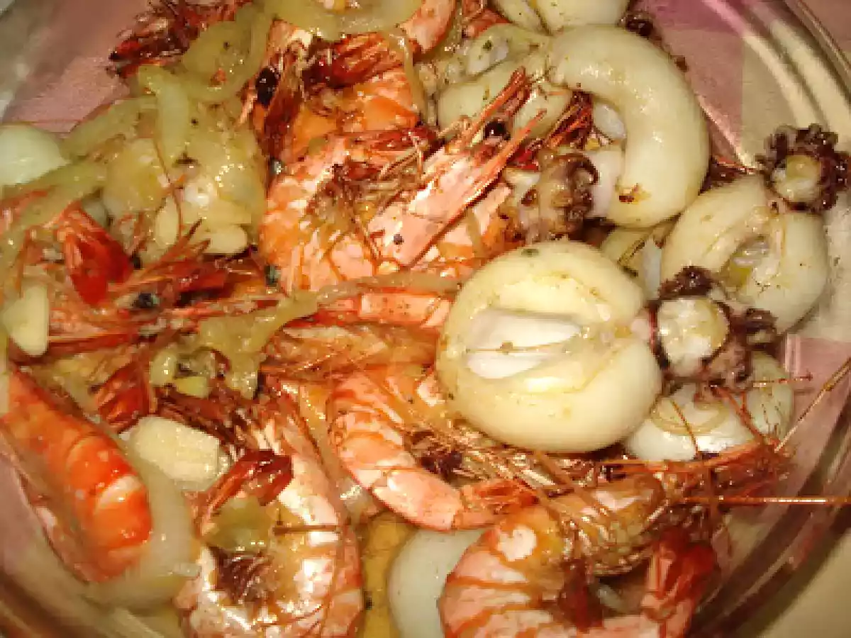 CHOQUINHOS FRITOS COM GAMBAS NA ACTIFRY... - foto 3