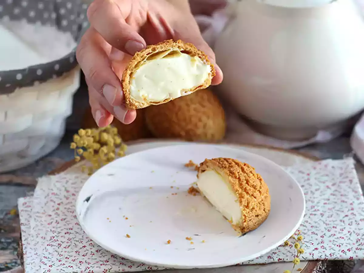 Choux com creme de baunilha (crocante) - foto 3