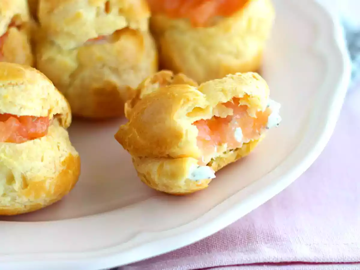 Choux com salmão defumado - foto 4