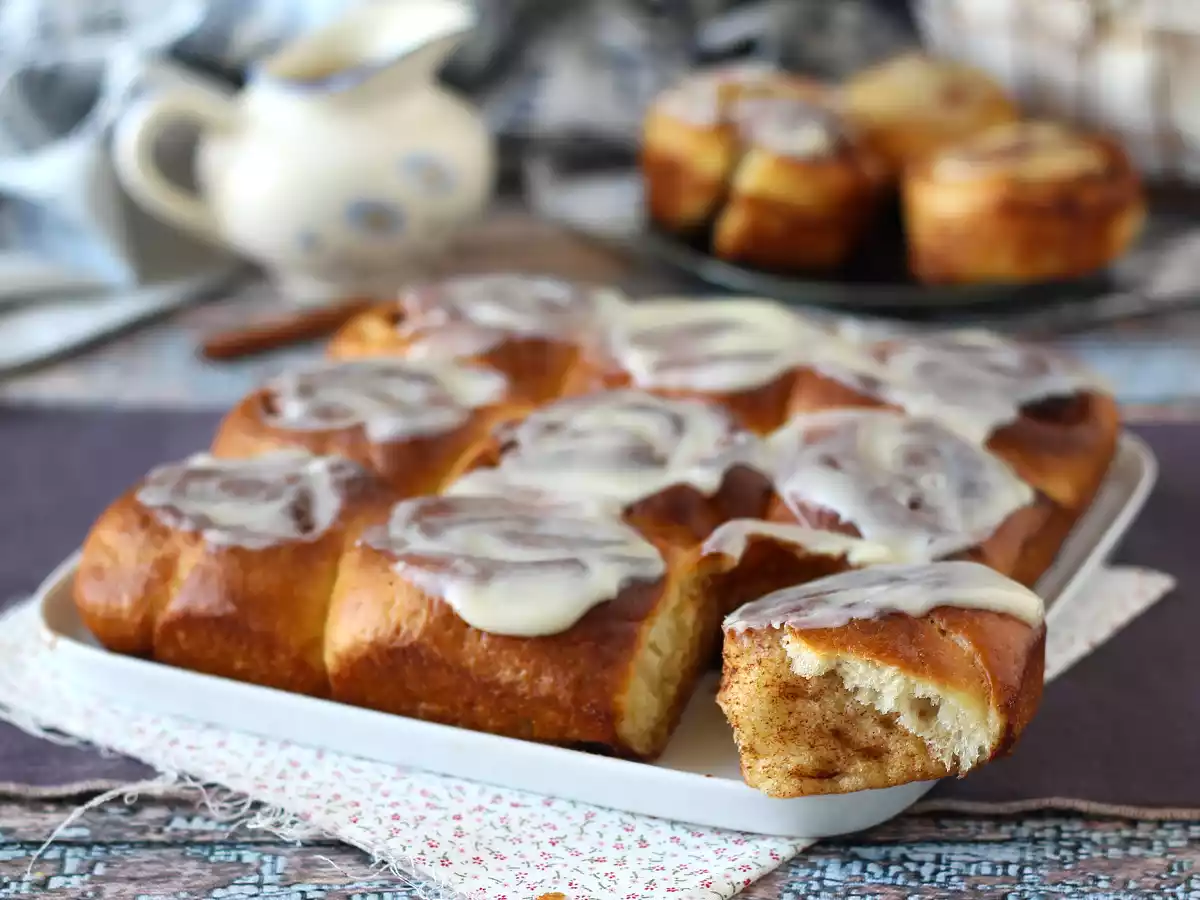 Cinnamon rolls, os rolinhos de canela com glacê americano - foto 6