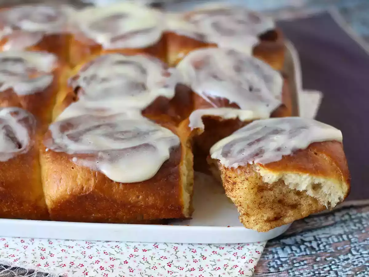 Cinnamon rolls, os rolinhos de canela com glacê americano - foto 8