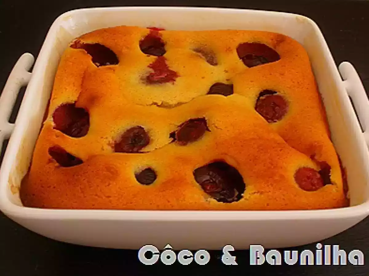 Clafoutis de Cereja e Amêndoa - foto 2
