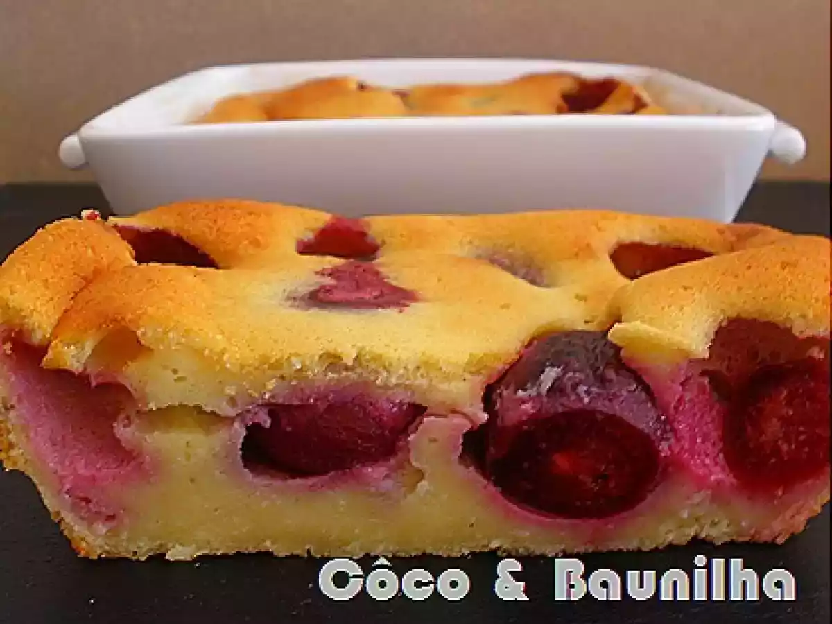 Clafoutis de Cereja e Amêndoa - foto 3