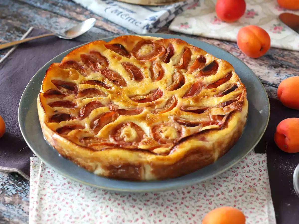 Clafoutis de damasco, sobremesa francesa bem parecida com o flan - foto 3