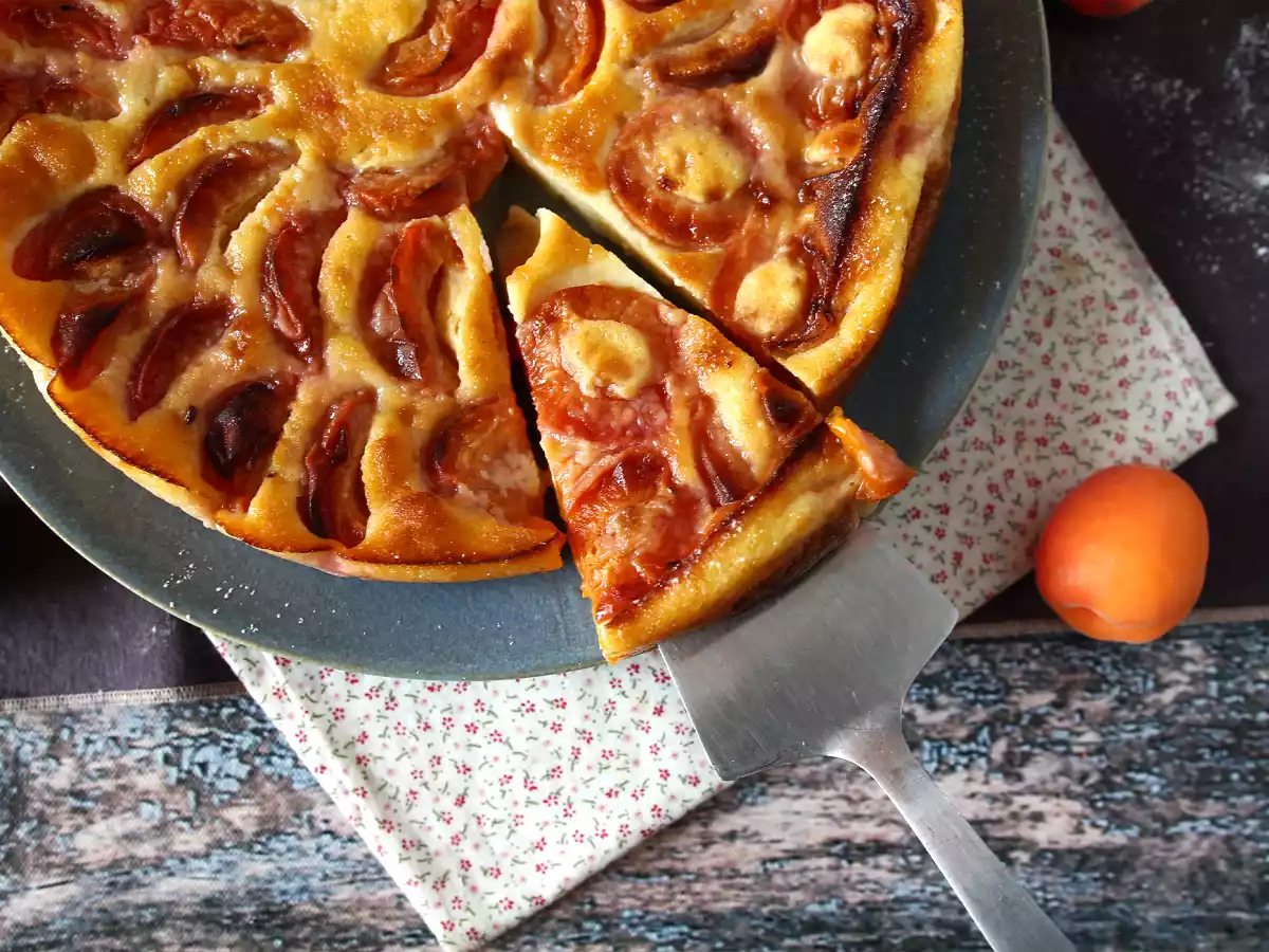 Clafoutis de damasco, sobremesa francesa bem parecida com o flan - foto 6