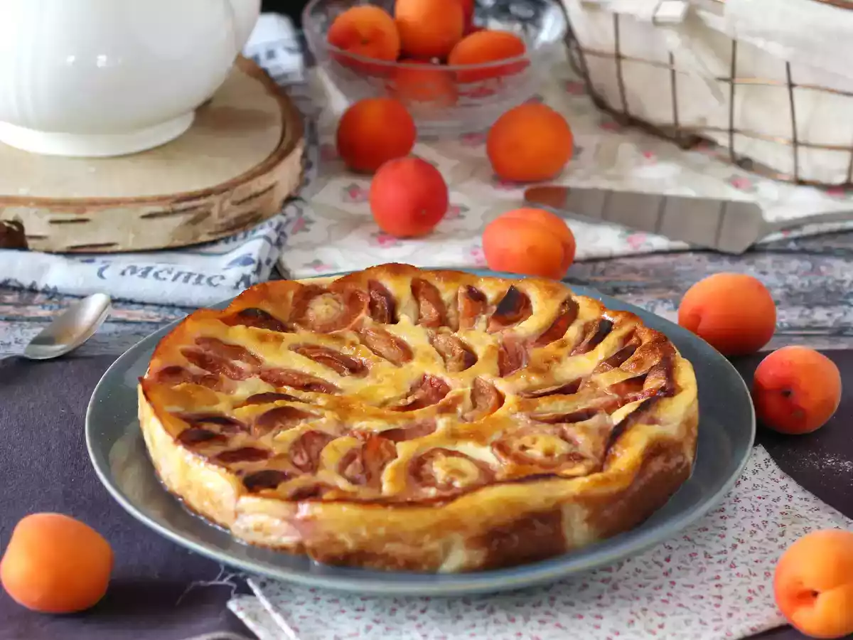 Clafoutis de damasco, sobremesa francesa bem parecida com o flan - foto 7