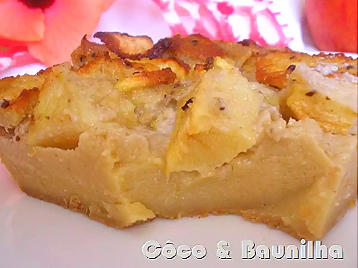 Clafoutis de Maçã e Nozes