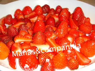 Clafoutis de morangos (isa)