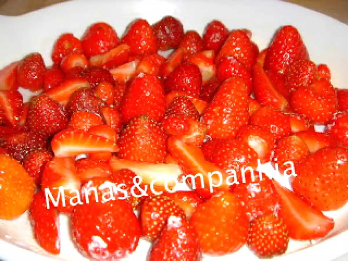 Clafoutis de morangos (isa)