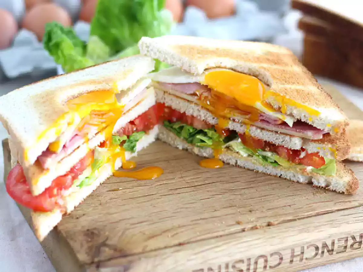 Club Sandwich, club Sanduíche com Ovo - foto 2