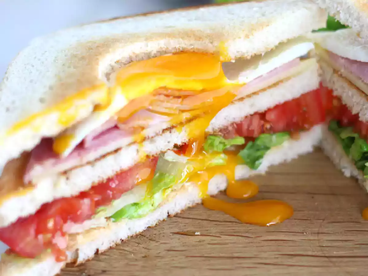 Club Sandwich, club Sanduíche com Ovo - foto 3