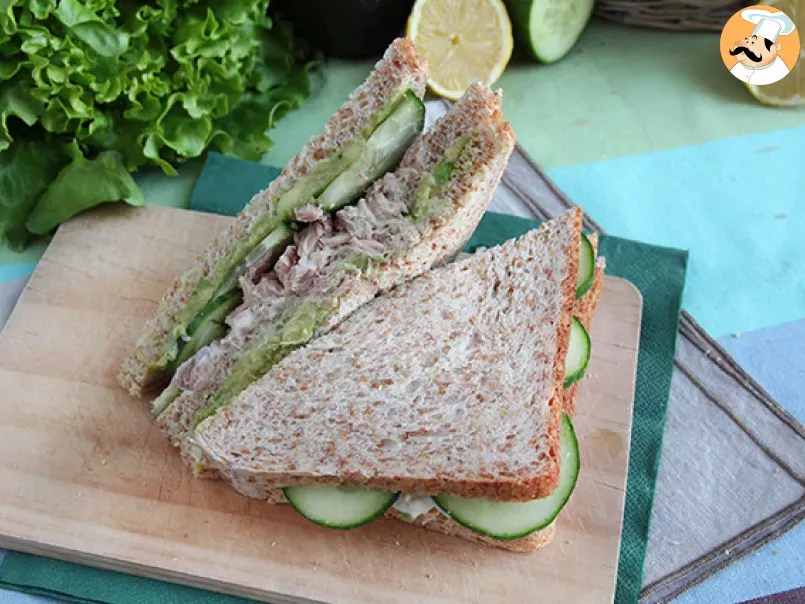 Club sandwich de atum e abacate - foto 4