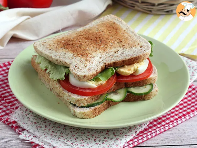 Club sandwich vegetariano - foto 3