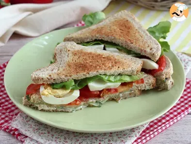 Club sandwich vegetariano - foto 4