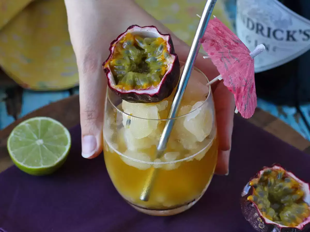 Cocktail de granita de gim e maracujá, a bebida refrescante do verão! - foto 2