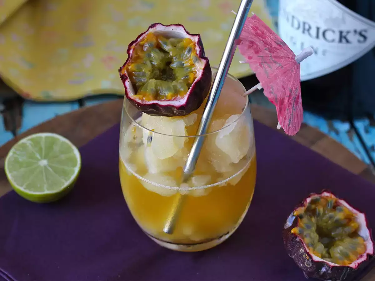 Cocktail de granita de gim e maracujá, a bebida refrescante do verão! - foto 4