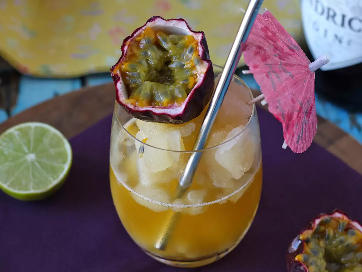 Cocktail de granita de gim e maracujá, a bebida refrescante do verão! - foto 5