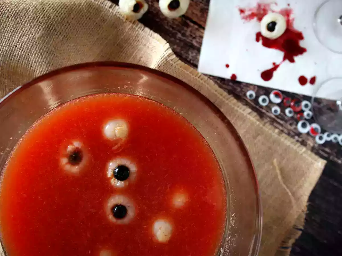 Cocktail Sanguíneo de Halloween (sem álcool) - foto 4