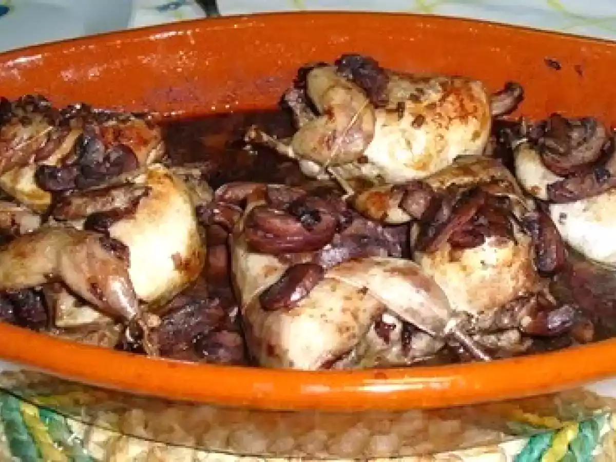 Codornizes com vinho do Porto