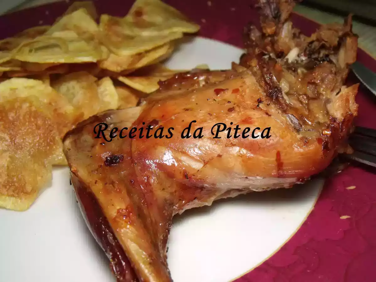 Coelho assado no forno com especiarias Espiga