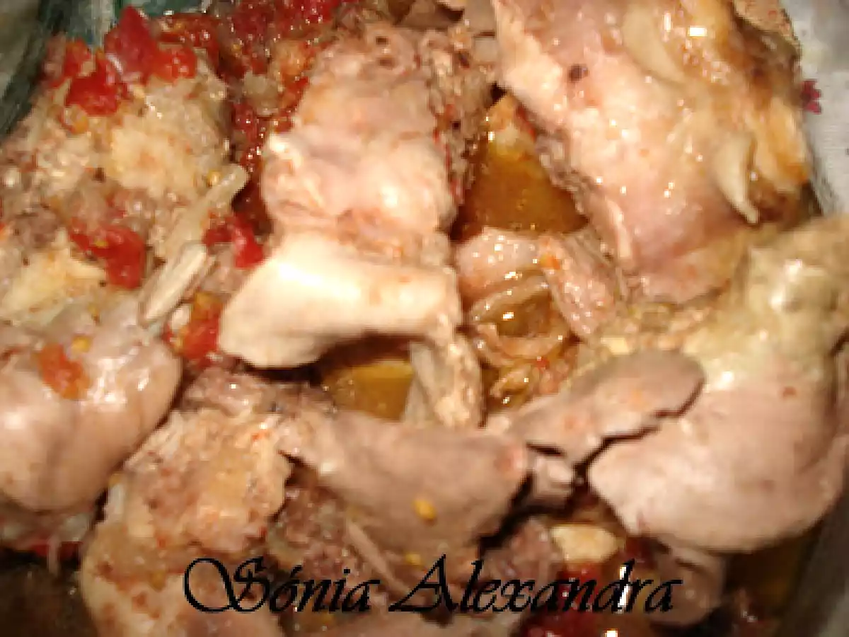 COELHO ATOMATADO ACOMPANHADO DE ARROZ DE ERVILHAS... - foto 2