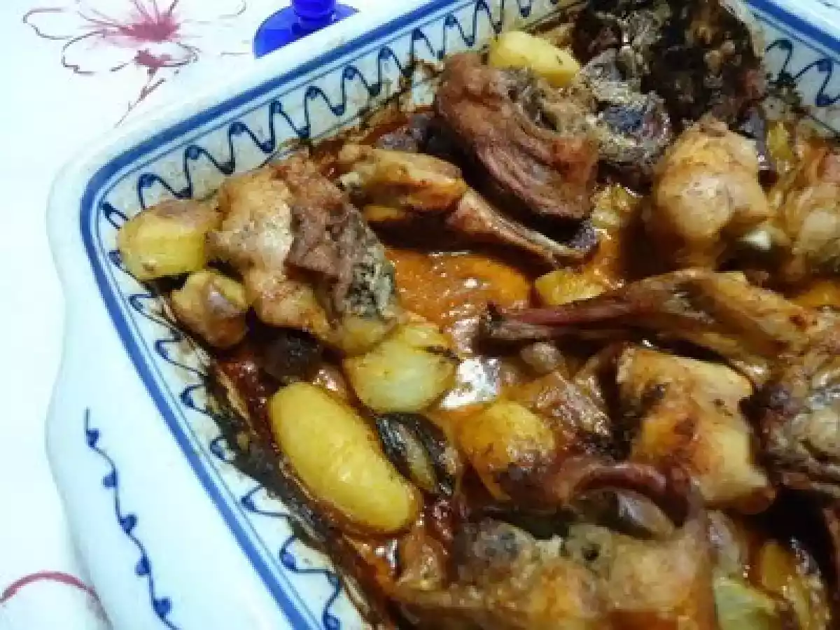 Coelho no forno