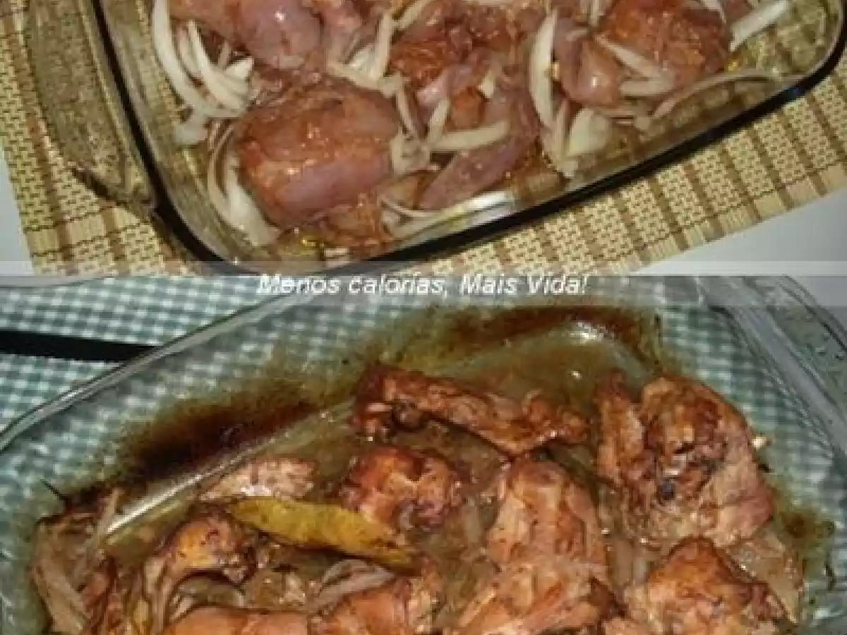 Coelho no Forno com Arroz e Mostarda