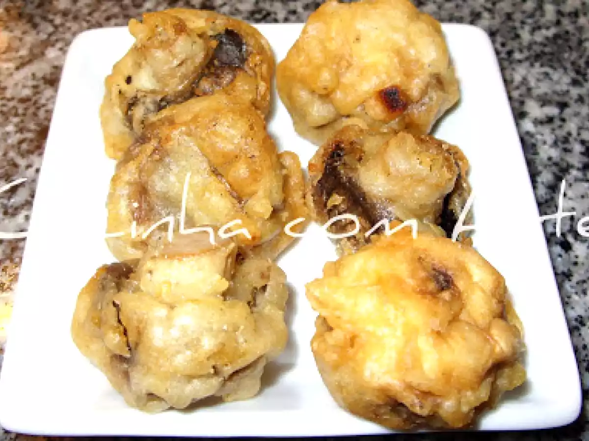 Cogumelos, azeitonas e cenouras fritas - foto 4