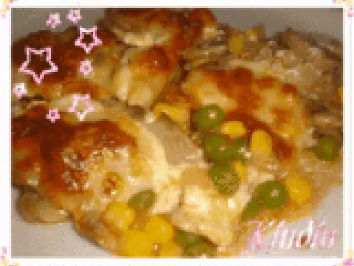 Cogumelos com legumes gratinados - foto 2